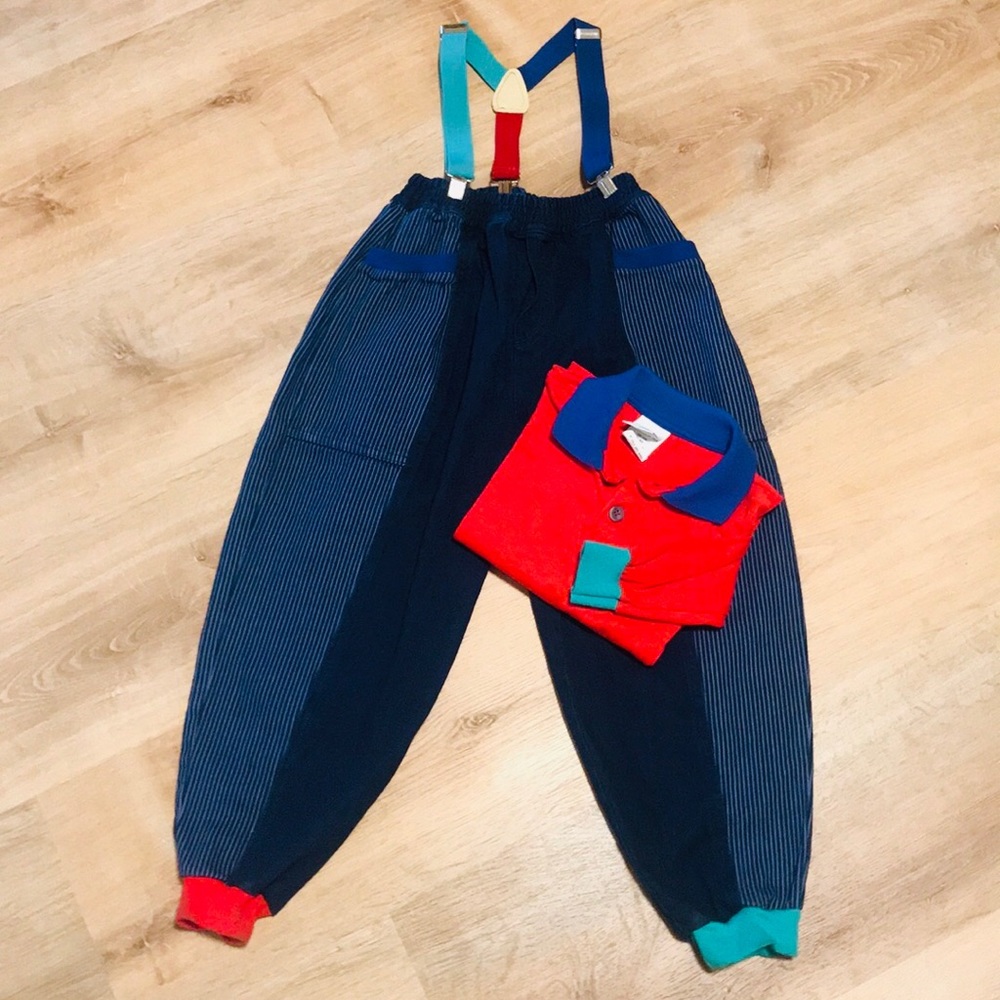 Mufflings Two piece clown 🤡 costume. Or Mario